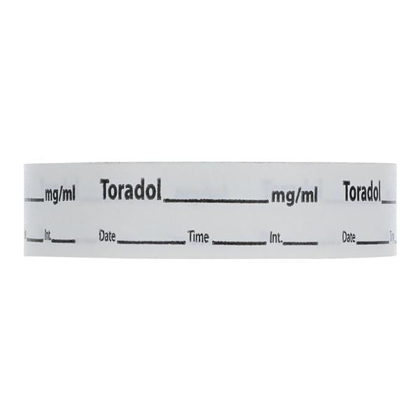 Precision Dynamics Corp. Anesthesia Tape DTI Toradol mg/ml White 1/2x5