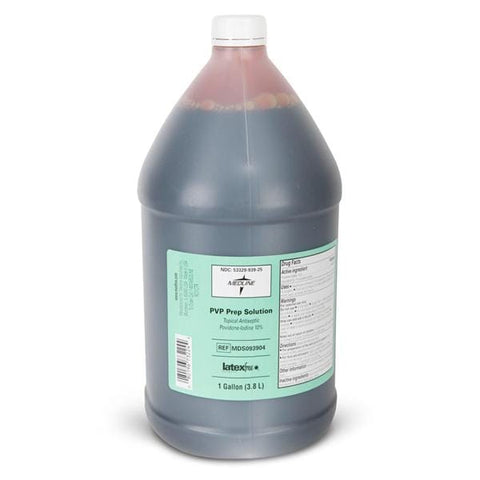 Medline Industries Inc Solution Prep PVP Iodine 10% 1gal Each - MDS093904