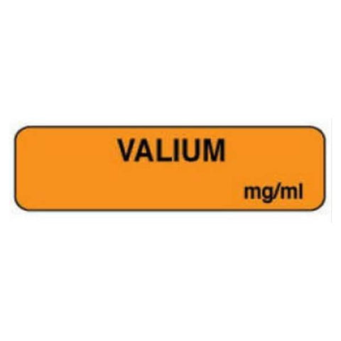 TimeMed a Div of PDC Label Informational Valium mg/ml 1000/Rl - 59705064