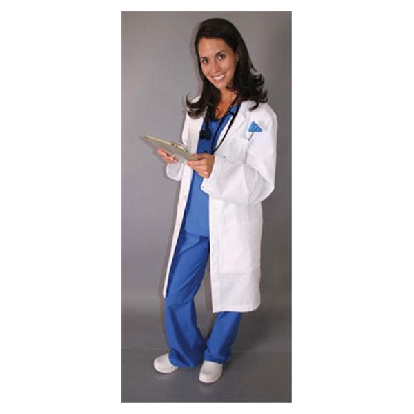 Landau Uniforms Inc. Lab Coat 65 Polyester / 35 Cotton Womens White