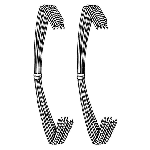 Sklar Instruments Wire Wire Cutting/Bending 4" #5 Stainless Steel 12/Bx - 75-9505
