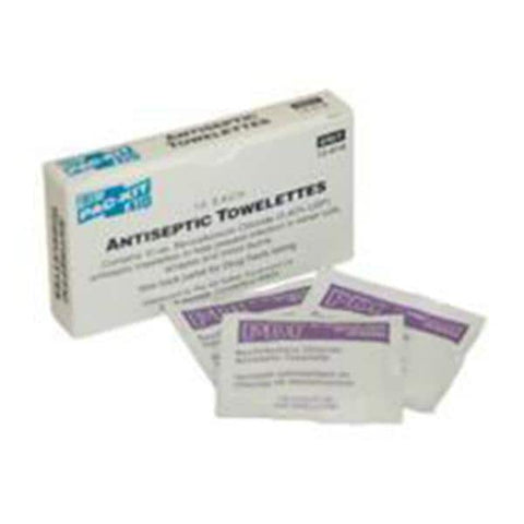 Acme United Corporation Wipes Antiseptic First Aid Only 0.13% Benzalkonium Chloride 4x2.25x0.75" 10/Bx - 12-018