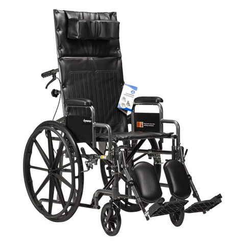 Dynarex DynaRide Reclining Wheelchairs per box quantity is 1