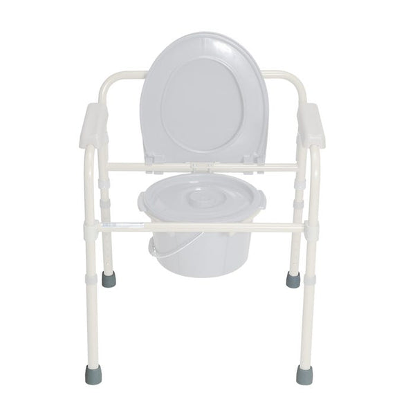 Dynarex Folding Commode Rubber Tip case of 4 Medute