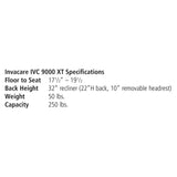 Invacare 9000 XT Recliner Wheelchair