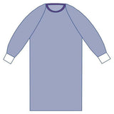Medline Industries Inc Aurora Non Reinforced Surgical Gown AAMI Level 3 Prem Fbrc X-Large Blue 30/Ca - DYNJP2802