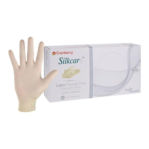 Pro2 Solutions, Inc -Silkcare Latex Exam Gloves X-Small Natural Non-St ...