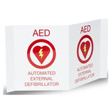 Zoll Medical 3D Wall Sign New For AED 6x7" Each - 8000-0868