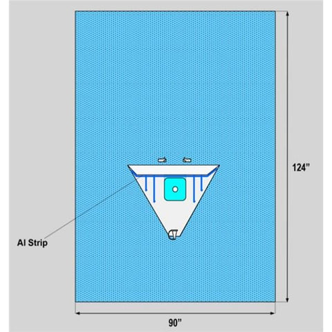 Welmed Inc Protect5 91x124" Sterile Arthroscopy Drape 2-1/2" Fenestrated - 1222-8510