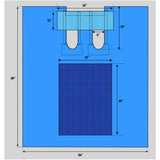 Welmed Inc -84x8" Sterile Surgical CV Drape Fenestrated 1222-5025