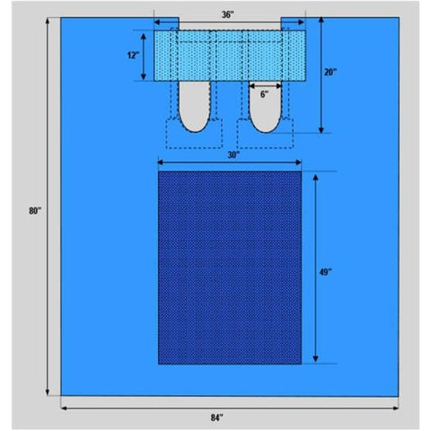 Welmed Inc -84x8" Sterile Surgical CV Drape Fenestrated 1222-5025