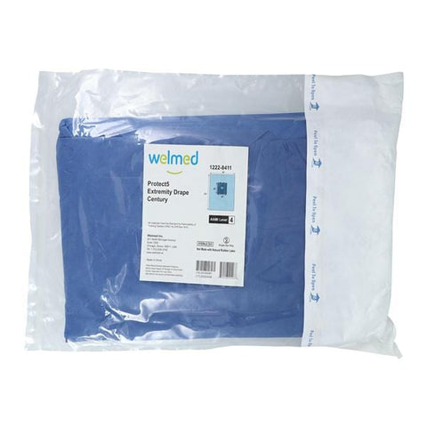 Welmed Inc -Century 91x13" Sterile Extremity Drape 2-1/2" Fenestrated, 20 EA/CA 1222-8411