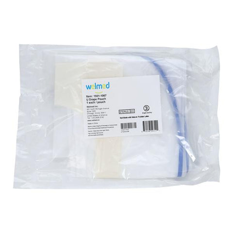 Welmed Inc Clearview 36x3" Sterile Surgical Drape Fenestrated, 40 EA/CA - 1501-1067