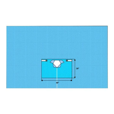 Welmed Inc -172x100" Sterile Sheet Drape Fenestrated 1222-8662