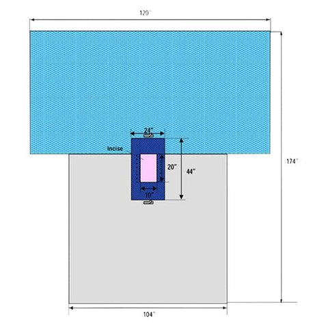 Welmed Inc -120x104x174" Sterile Sheet Drape 1222-8652