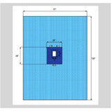 Welmed Inc -77x126" Sterile Laparotomy Drape Fenestrated 1222-2125