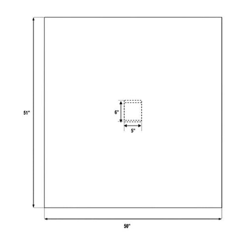 Welmed Inc Clearview 50x51" Sterile _ Drape - 1501-1060