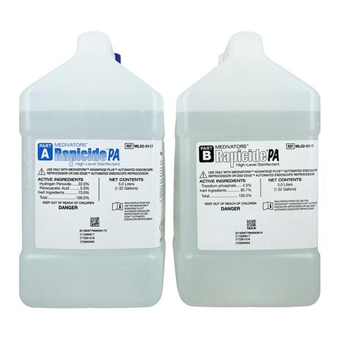 Steris Corporation Rapicide PA High Level Disinfectant Disinfectant 5 Liter 4/CA - ML020117