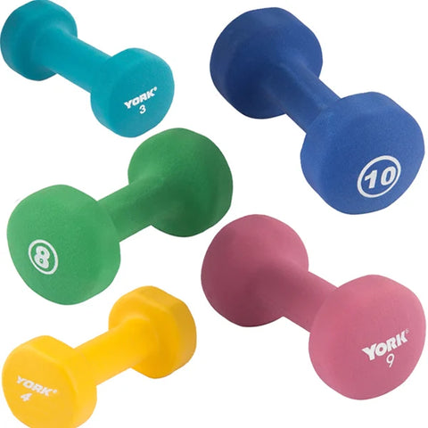 North Coast Multi-Colored Neoprene Dumbbells
