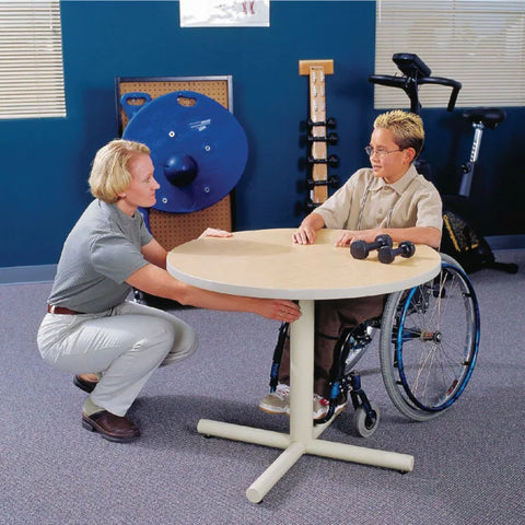 Adjustable Height Round Table (Packaging - Each)