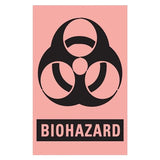 Precision Dynamics Corp. Labels Biohazard 3x2" 500/Bx 500/Rl - BH-405