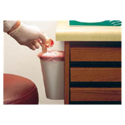 Zirc Can Trash Handi-Hopper Chairside No Lid Antimicrobial Protection w/ Slotted Mounting Bracket Each - 20Z404G