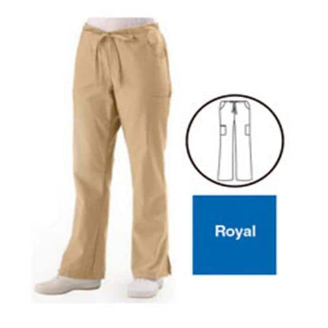 ComfortEase by Medline ComfortEase Scrub Pant 5 Pockets X-Small Sapphire Unisex Each - 8865JRLXSP