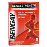 Johnson & Johnson Consumer Bengay Analgesic Ultra Strength Patch 4/Box, 36 BX/CA - 510814900