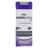 Nestle Healthcare Nutrition Diabetisource AC Adult Tube Feeding Formula Protein 20%/Carbohydrate 36%/Fat 44% Unflavored 250mL Carton 24/Case - 36500000