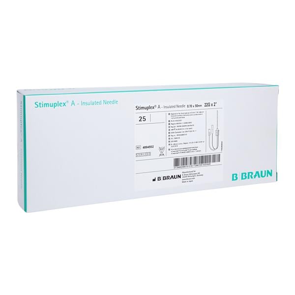 B. Braun Medical Inc. Stimuplex A Nerve Block Needle 22g 2
