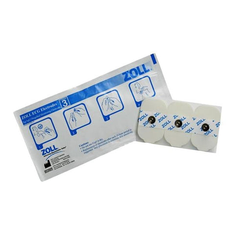Zoll Medical AED Pro Electrocardio Electrode For ECG 3/Pouch 200Po/Case - 8900-0003