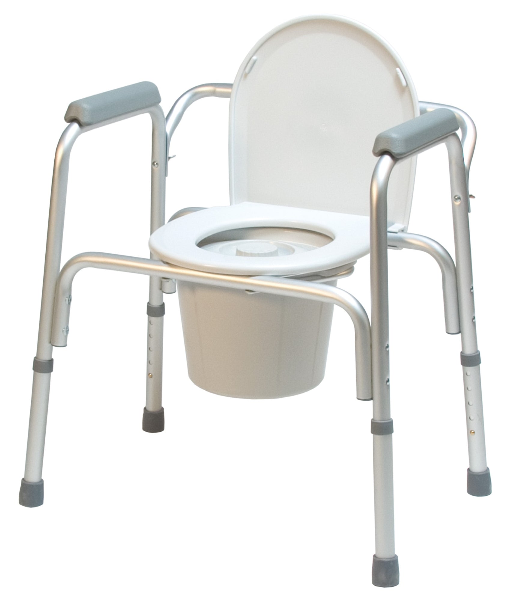 Plastic Shell Commode Graham Field Lumex 3-in-1 Aluminum Commode with Removable Back Bar ( P ...