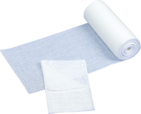 DEROYAL FINE MESH GAUZE DRESSINGS (SIZE - 3” x 16” 1-ply) (PACKAGING - 5 PACK, 100 PACK PER CASE) (CASE QTY - CASE OF 500)