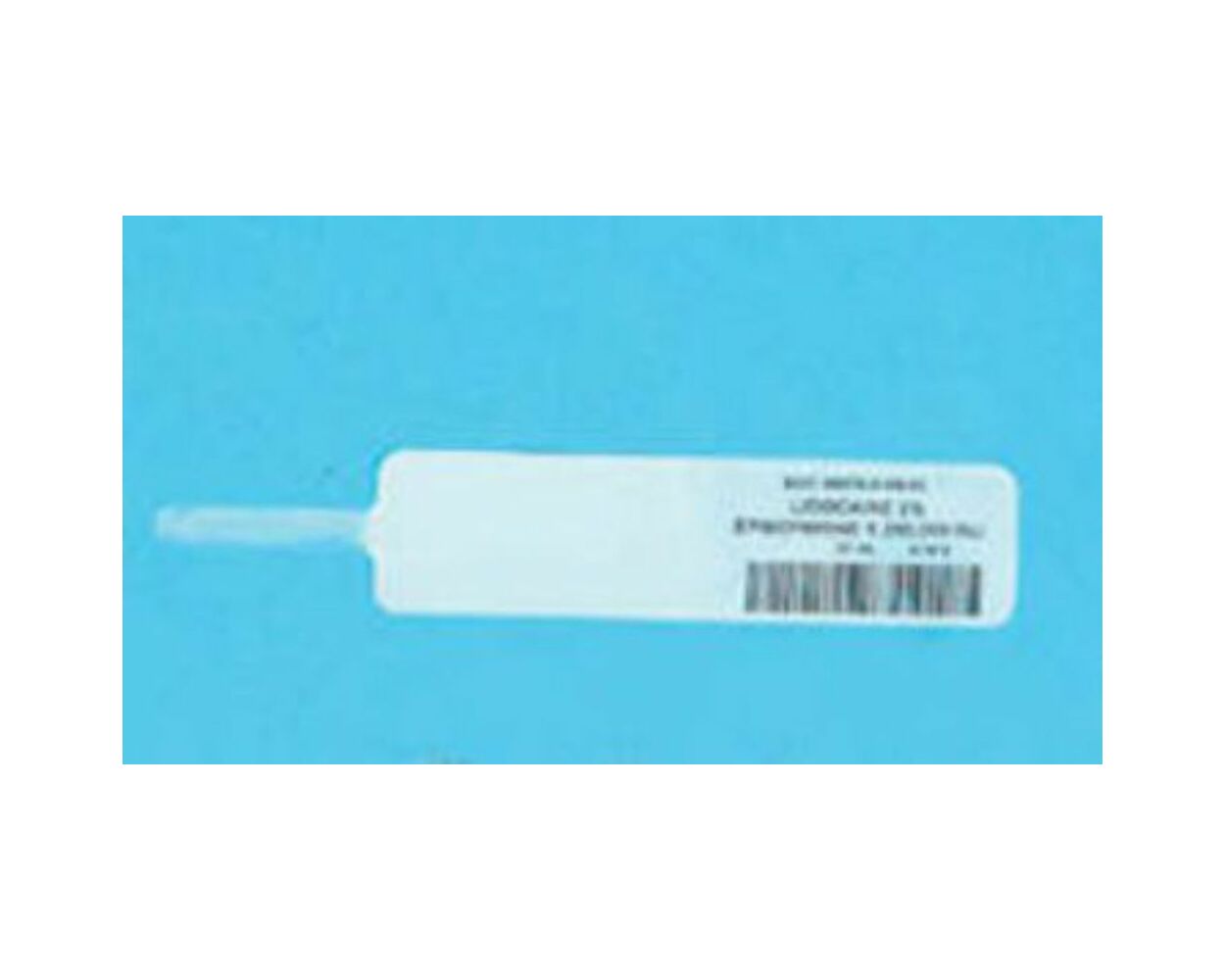 PDC Syringe Flag Label Laser Synthetic, Permanent 37/8" X 3/4" White