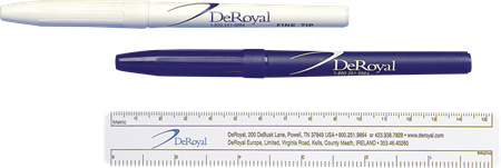 DEROYAL SKIN MARKERS AND RULERS (PACKAGING - CASE) (QUANTITY - 50 Case ...