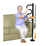 Stander Security Pole and Curve Grab Bar