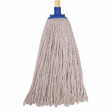 Cotton String Wet Mop Head and Handle Screw On Beige 48 Handle Length