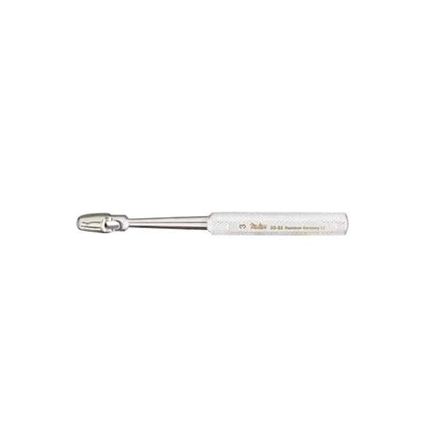 Miltex Biopsy Punch Dermal Keyes 4mm 4mm Bite Ribbed Handle Stainless Steel Reusable Each - Integra Miltex - 33-24