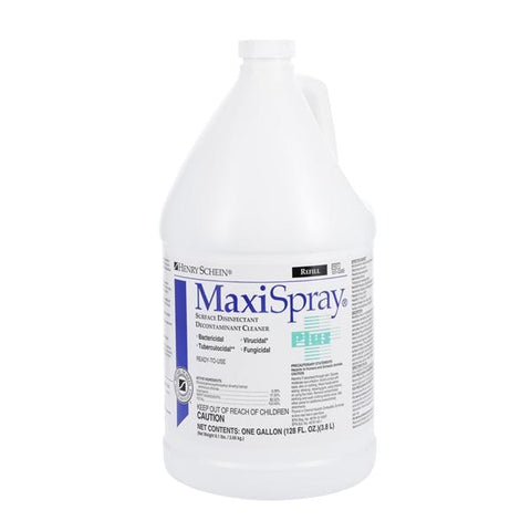 Henry Schein Inc. Disinfectant Solution MaxiSpray Plus 1 Gallon Each, 4 Each/CA - 13-7400