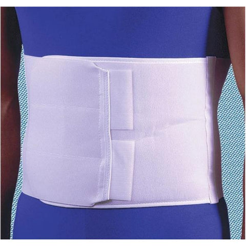 Frank Stubbs Co Inc Binder Compression Deluxe Adult Abdominal Elastic 3Pnl White Size 9" Large Each - 1083L