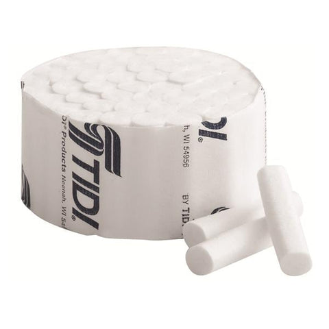 Tidi Products LLC Cotton Roll TIDI Small Size 1 Non Sterile 0.3125 in 1.5 in 2000/Bx - 969120