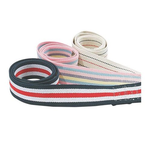 Alimed, Inc Gait Belt Transfer Rib/Torso 100% Cotton Pin Stripe Each - 7414