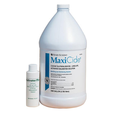 Henry Schein Inc. Disinfectant Instrument MaxiCide 28 Day 1 Gallon Gallon, 4 Each/CA - 22190