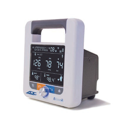 ADC American Diagnostic Corp Adview Blood Pressure Base Unit Blood Pressure Lithium-ion Battery, Input 100 to 240 VAC @ 1.5 A max, 50 to 60 Hz, Output +9 VDC @ 5 A