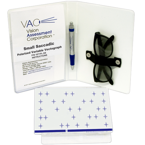 SMALL SACCADIC POLARIZED VARIABLE VECTOGRAPH
