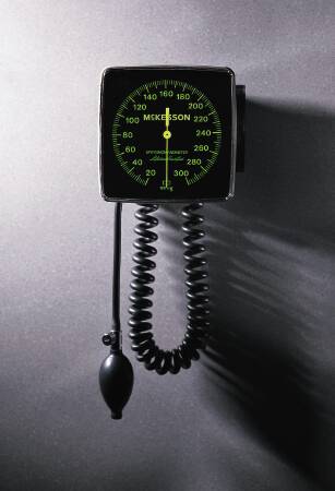 ADC American Diagnostic Corp Diagnostix 750 Series Aneroid Sphygmomanometer Wall Mount 2-Tube Adult Size Arm