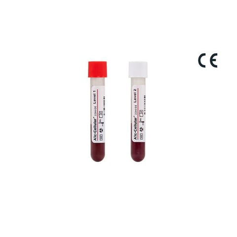 Streck Labs, Inc Cellular HbA1C: Glycohemoglobin Level 1-2 Control 6x2mL For Analyzer Each - 211124