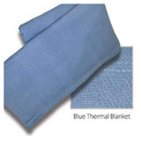 Calderon Textiles Inc Blanket Thermal 66x90" Blue Eachch - 301-JEWELBLUE