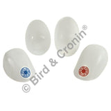 Bird & Cronin Cup Regular Heel Plastic Red Star 6/Bx - 8140449