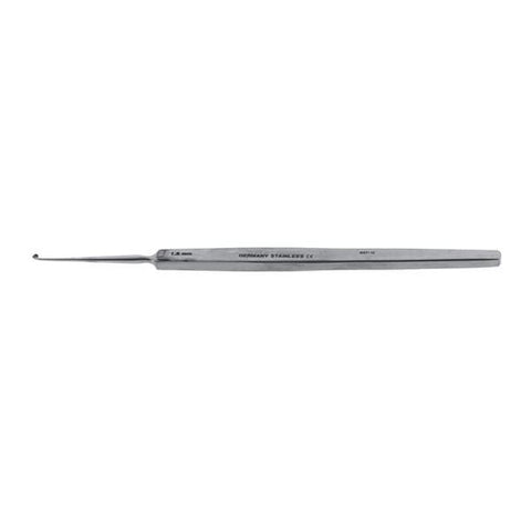 BR Surgical, LLC Curette Chalazion Meyhoefer 5" 2.5mm Round Tip German Stainless Steel Each - BR42-40225